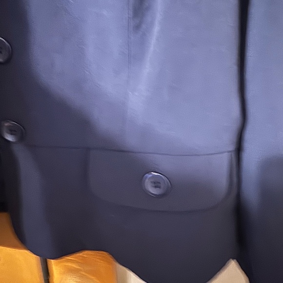 Vintage BFA Women's Elegant Navy Blazer - Picture 3 of 10